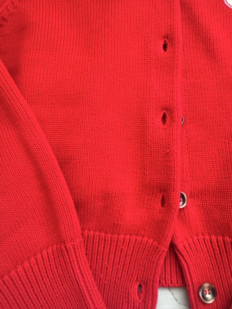 Herlipto Be Mine Emblem Knit Cardigan