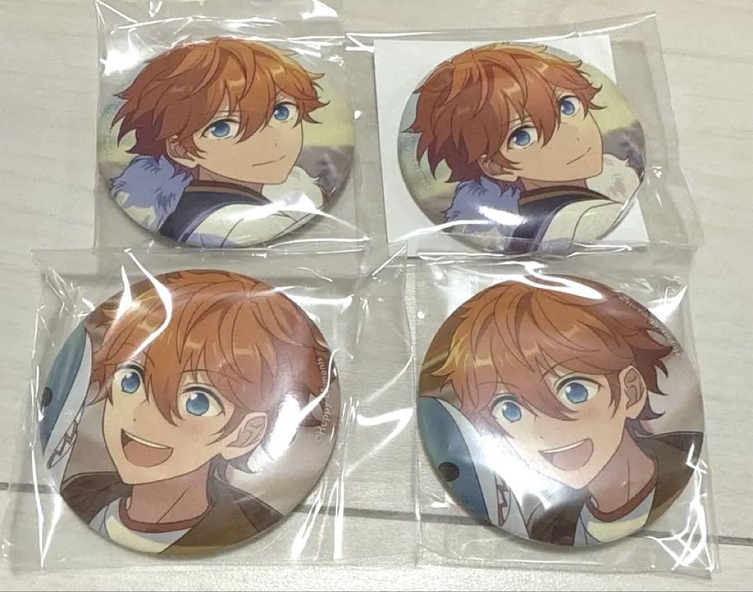 あんスタ ビズログ 缶バッジ 明星スバル Trickstar あんスタ 缶バッジ サイン入り Trickster トリスタ 明星スバル