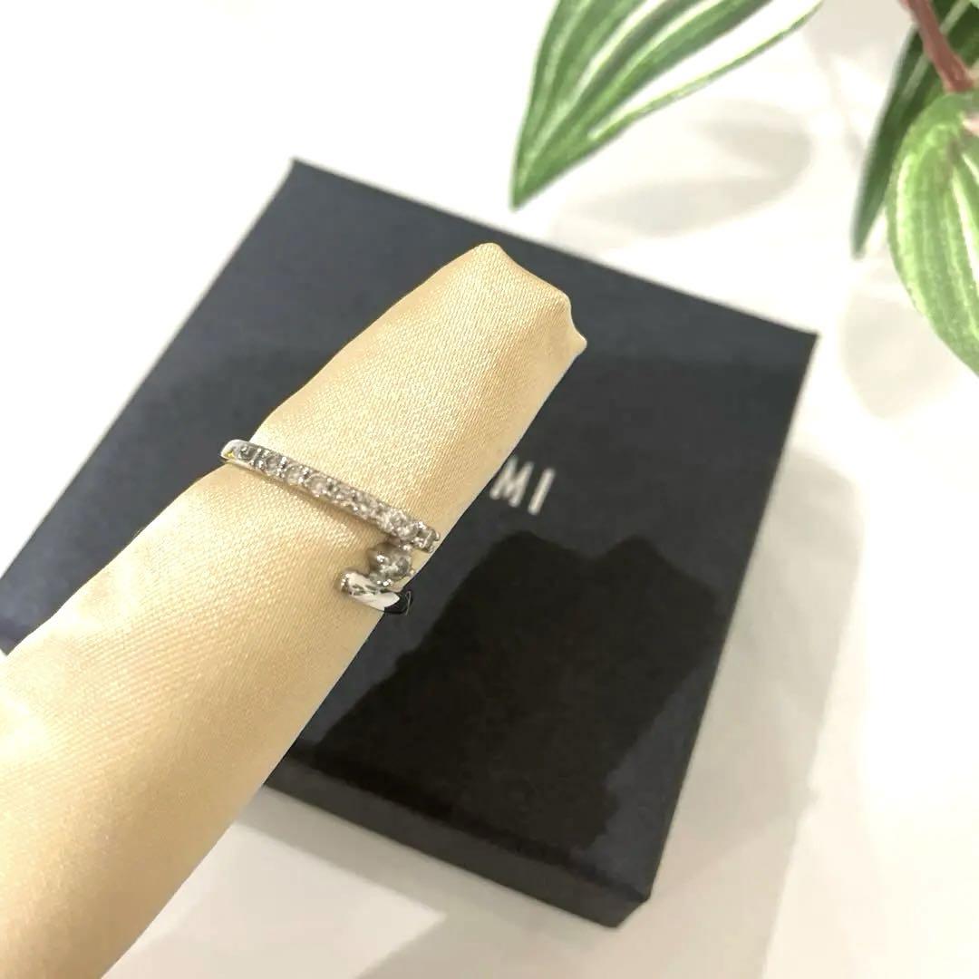 美品　ジュエリーツツミ　プラチナ　ダイヤモンド　リング　77,000円