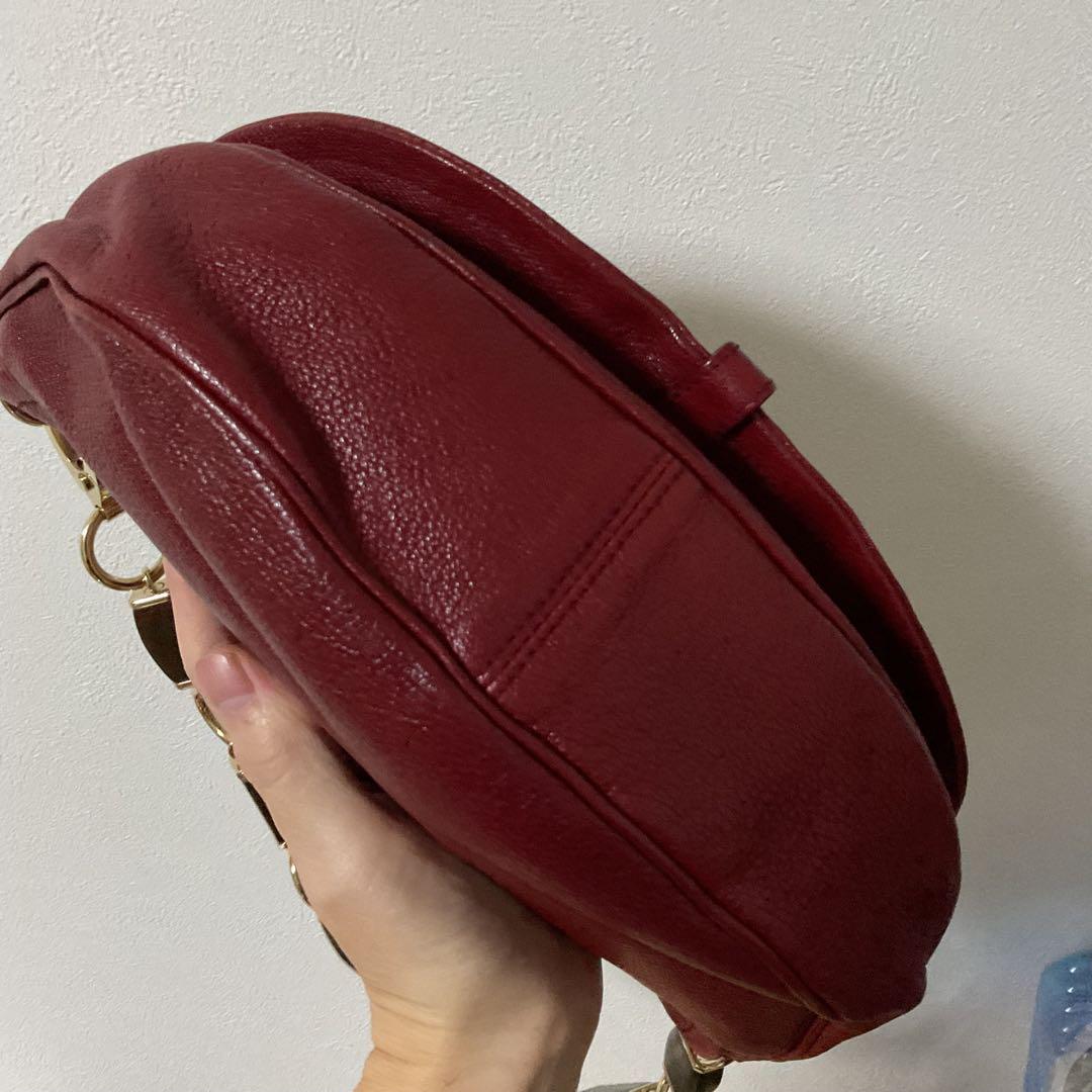 ☆開店セール☆ レア品 美品 セルジオロッシ レザー ×チェーン