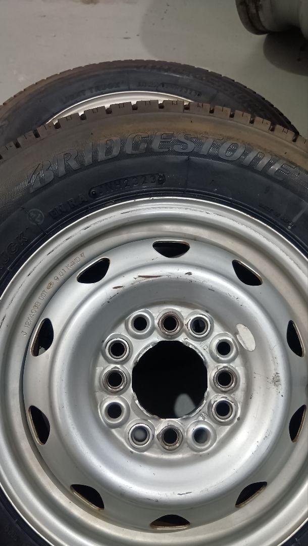 145/80R12 LT　ブリヂストン　W300　スタッドレス　４本