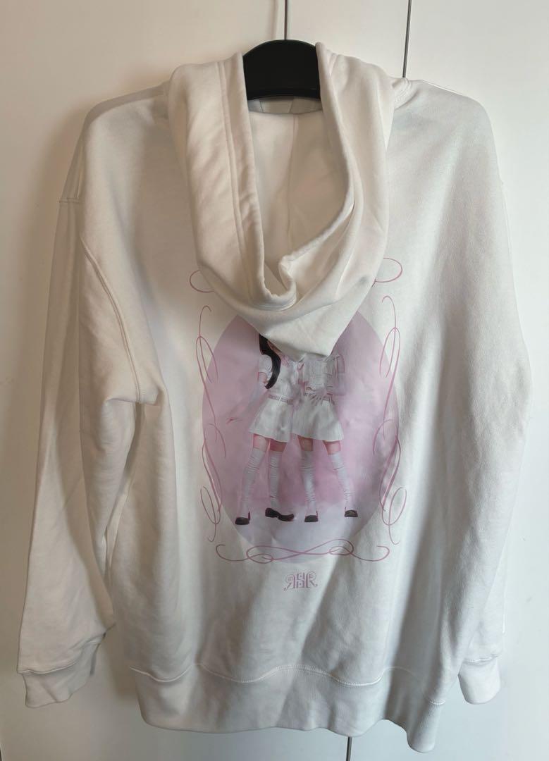 REIRIE MOONジップパーカー 白 REIRIE MOONジップパーカー 白