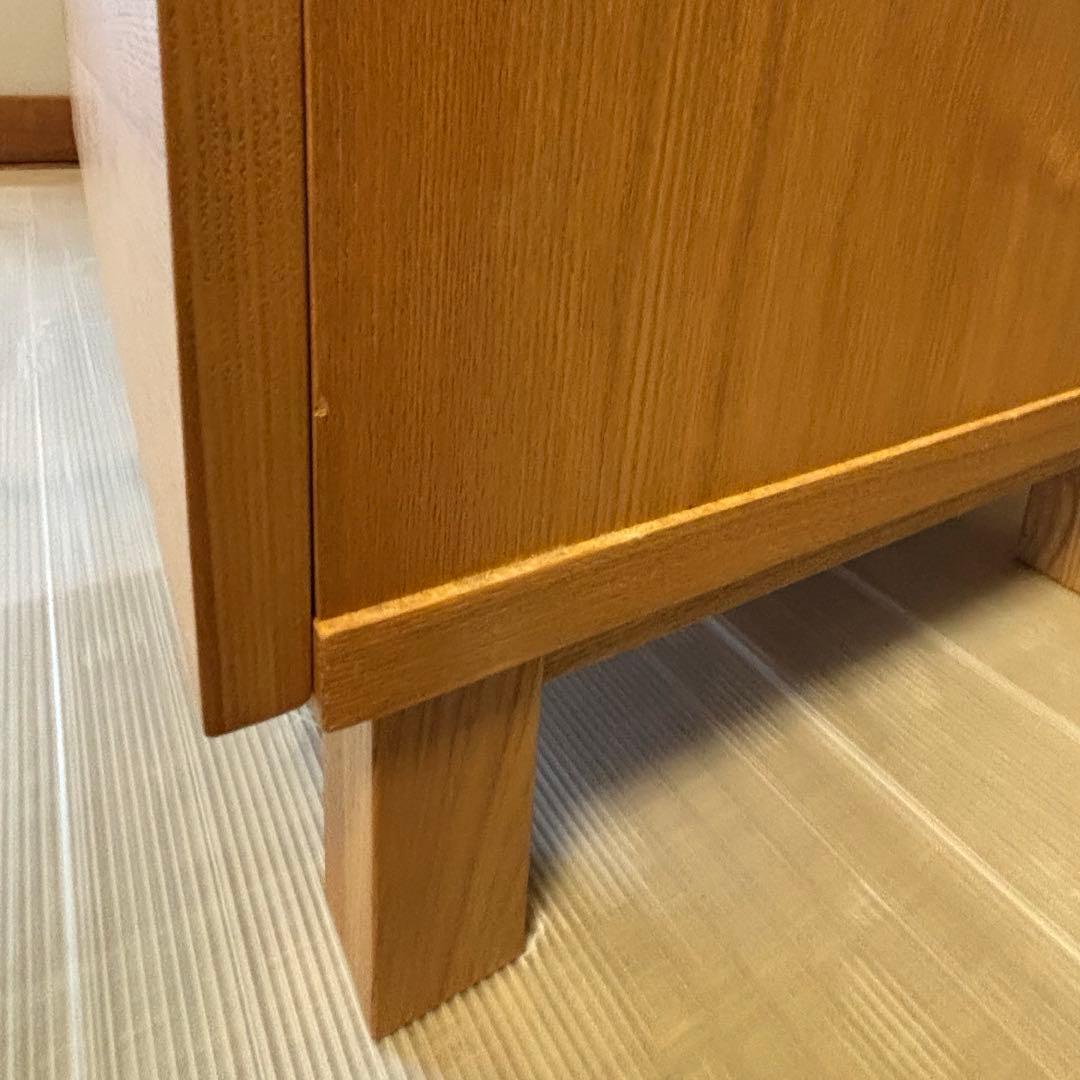 無印 木製4段チェスト