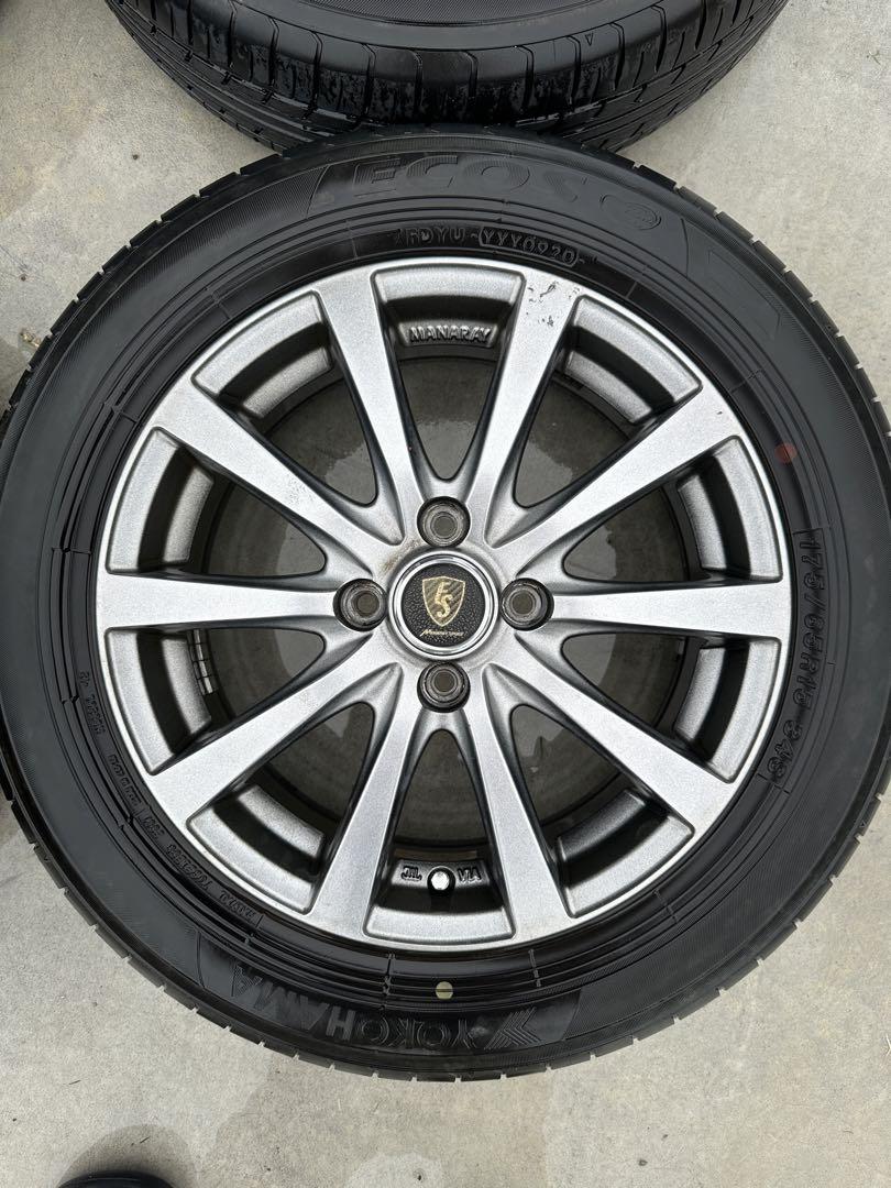 [送料込み］175/65R15 ヨコハマノーマルタイヤセット