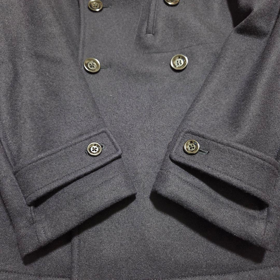 未使用級 STILL BY HAND ボア脱着可 Pコート 中綿入り 46 未使用級 STILL BY HAND ボア脱着可 Pコート 中綿入り 46