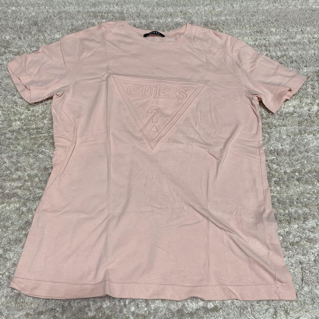 Tシャツ vintage ヴィンテージ 古着 tee GUESS ゲス ピンク