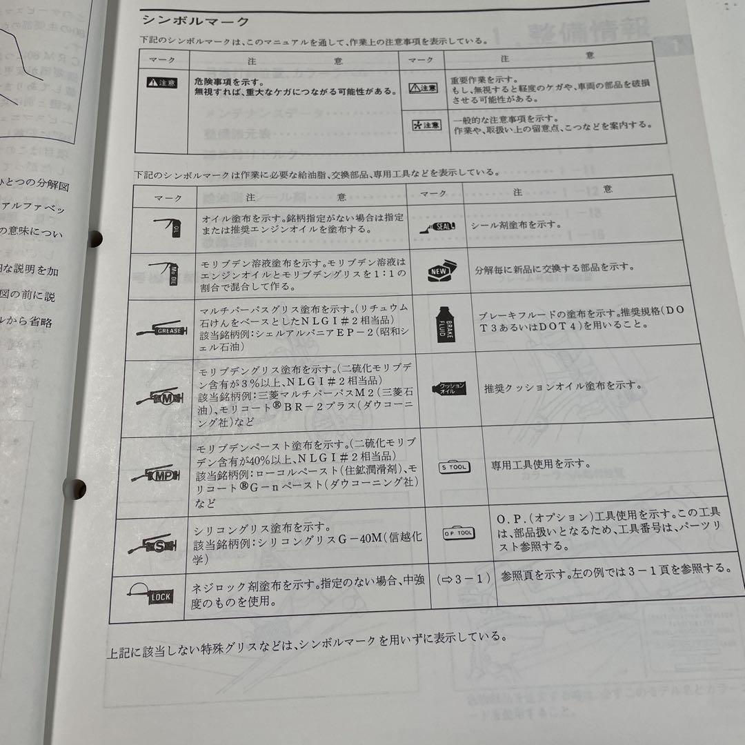 ホンダ　サービスマニュアル　CRM50/80
