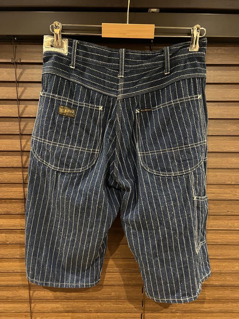 TOYS McCOY ストライプデニムショーツ 32