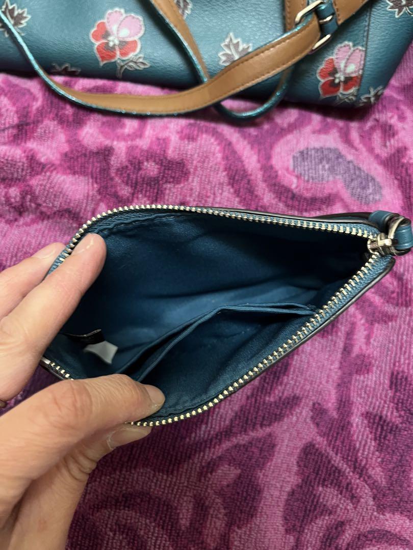 COACH 花柄ショルダーバッグ ポーチ付き