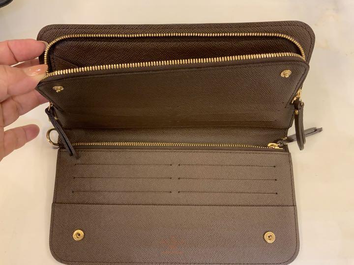 ルイヴィトン　ダミエ柄　長財布　美品