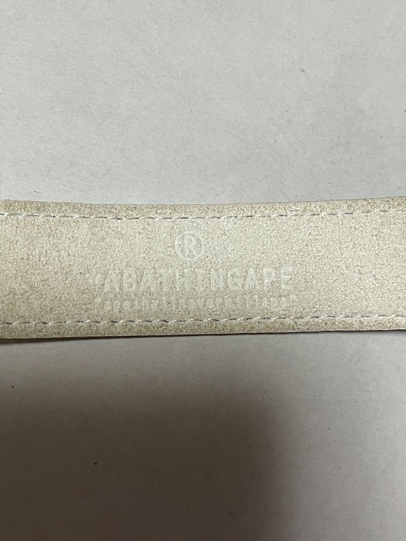 A BATHING APE アベイシングエイプ レザーバングル ブレスレット