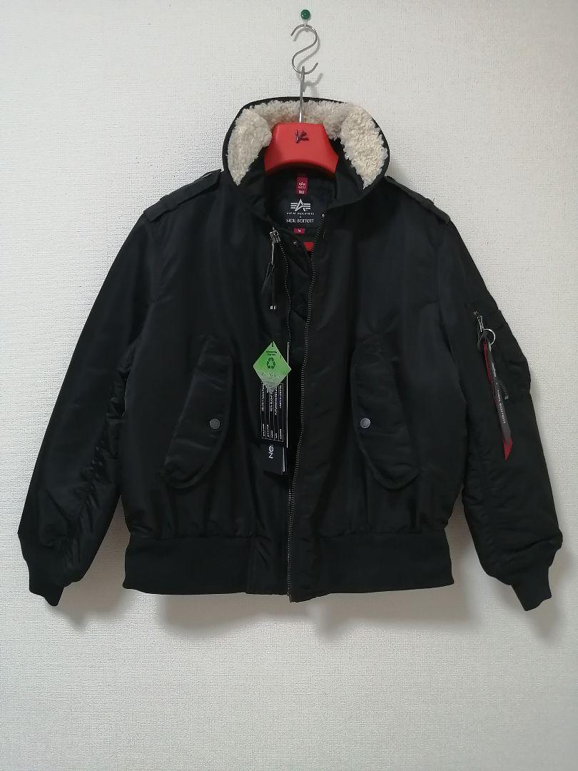 ♂新品・Ma-1 Hybrid Parka【アルファ X ニールバレット】黒　М