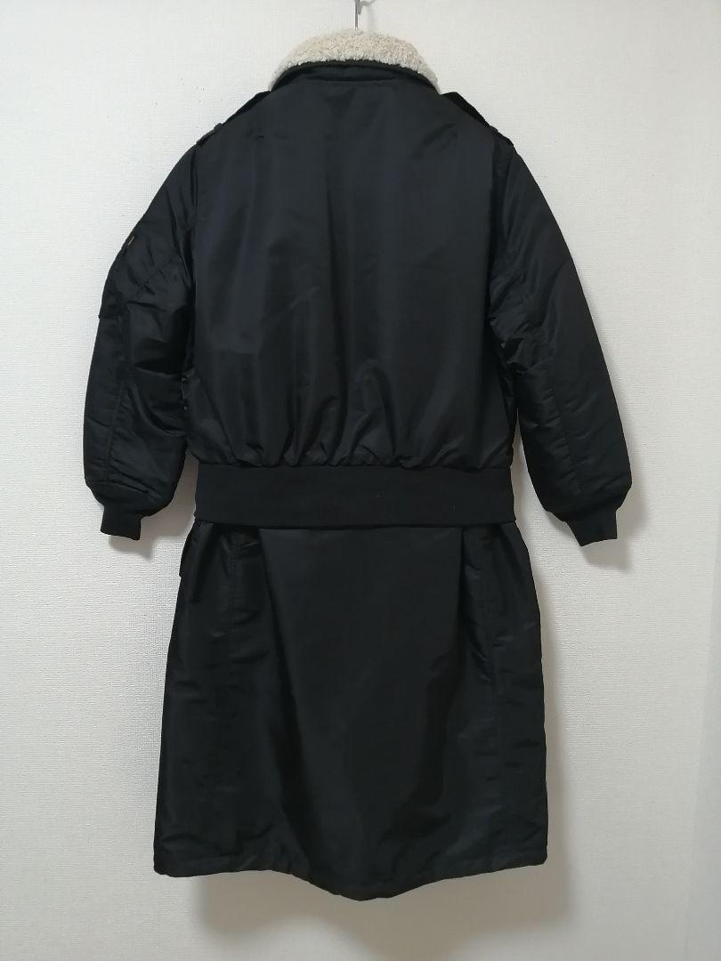 ♂新品・Ma-1 Hybrid Parka【アルファ X ニールバレット】黒　М