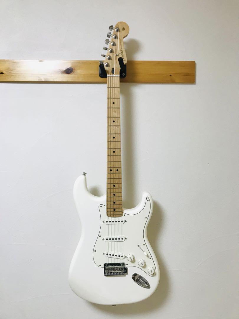 ギター Fender Player Stratocaster Polar White Fender Player Series Stratocaster Maple Fingerboard Electric