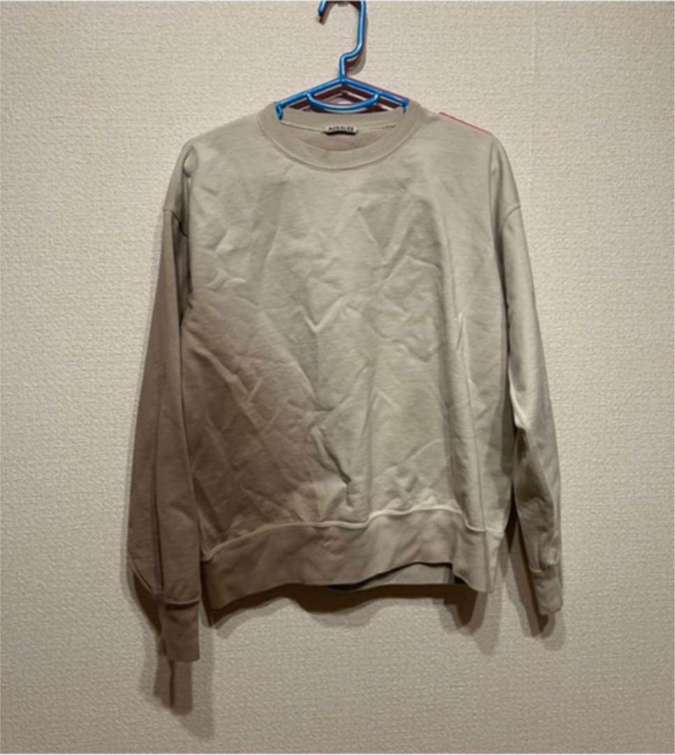 トップス AURALEE ORGANIC COTTON COMPACT SWEAT AURALEE ORGANIC COTTON COMPACT SWEAT