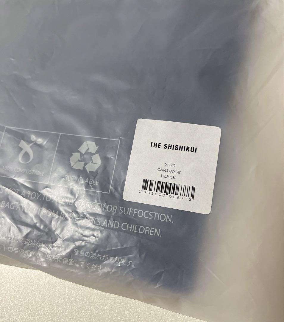 新品未使用　THESHISHIKUI CAMISOLE  ブラック