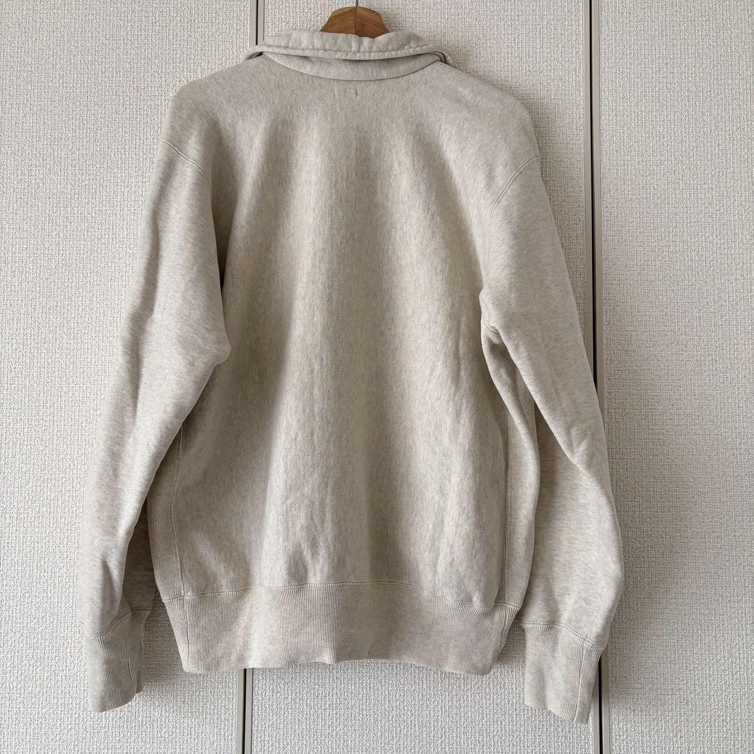 【a.presse】Vintage Half Zip Sweat Shirt
