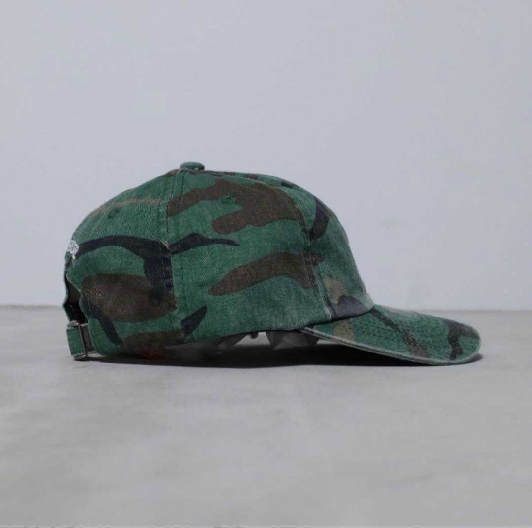 新品デッド supreme シュプリームsロゴキャップウッドランド 希少