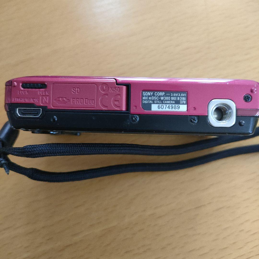 【ジャンク品】SONY Cyber-shot DSC-W380 ピンク