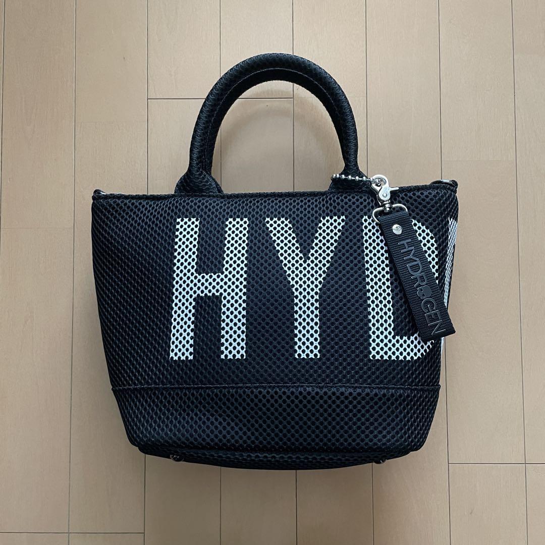 HYDROGEN 2WAY メッシュミニトートバッグ ブラック