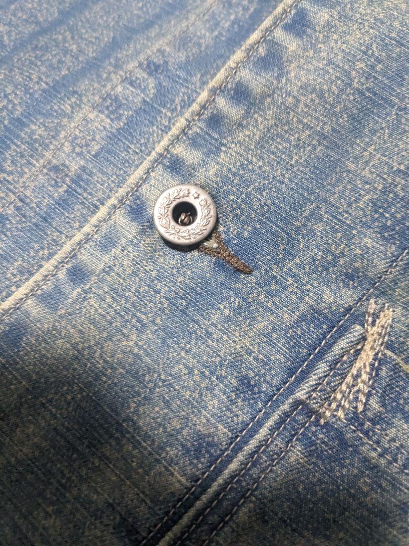 rrl ダブルアールエル ストライプ デニムカバーオール インディゴ