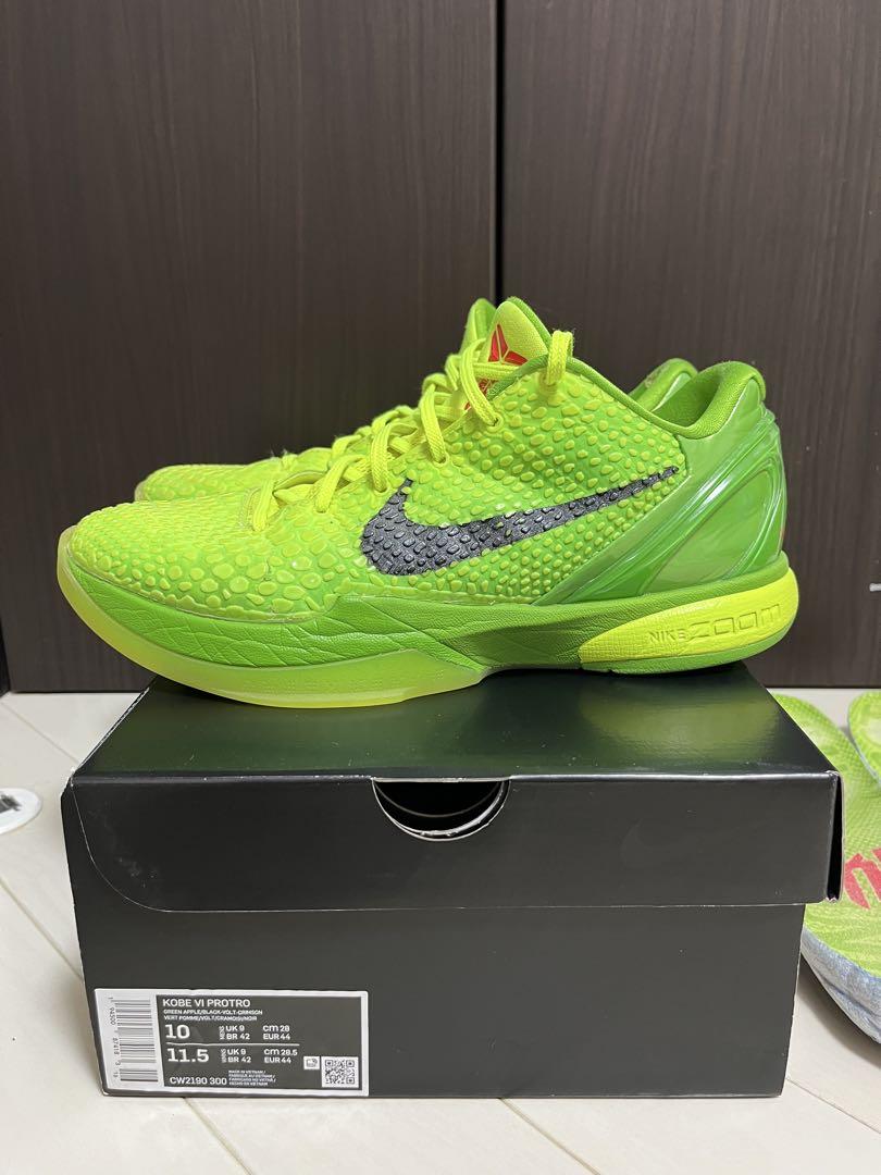 本物！NIKE KOBE 6 GRINCH ナイキ コービー グリンチ