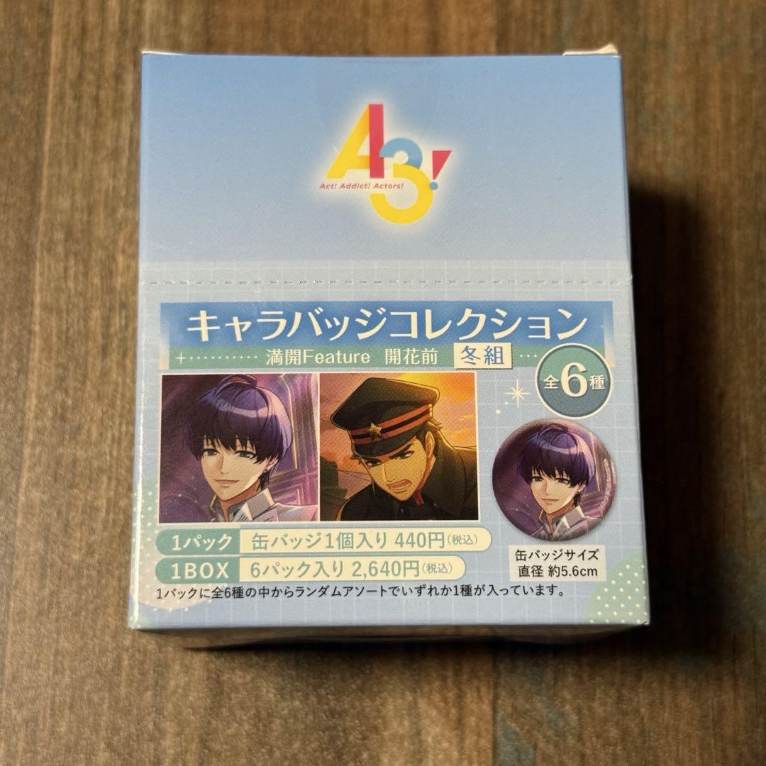 大人の上質  A3! キャラバッジコレクション 開花の約束開花前 雪白東 ピンズ・ピンバッジ・缶バッジ