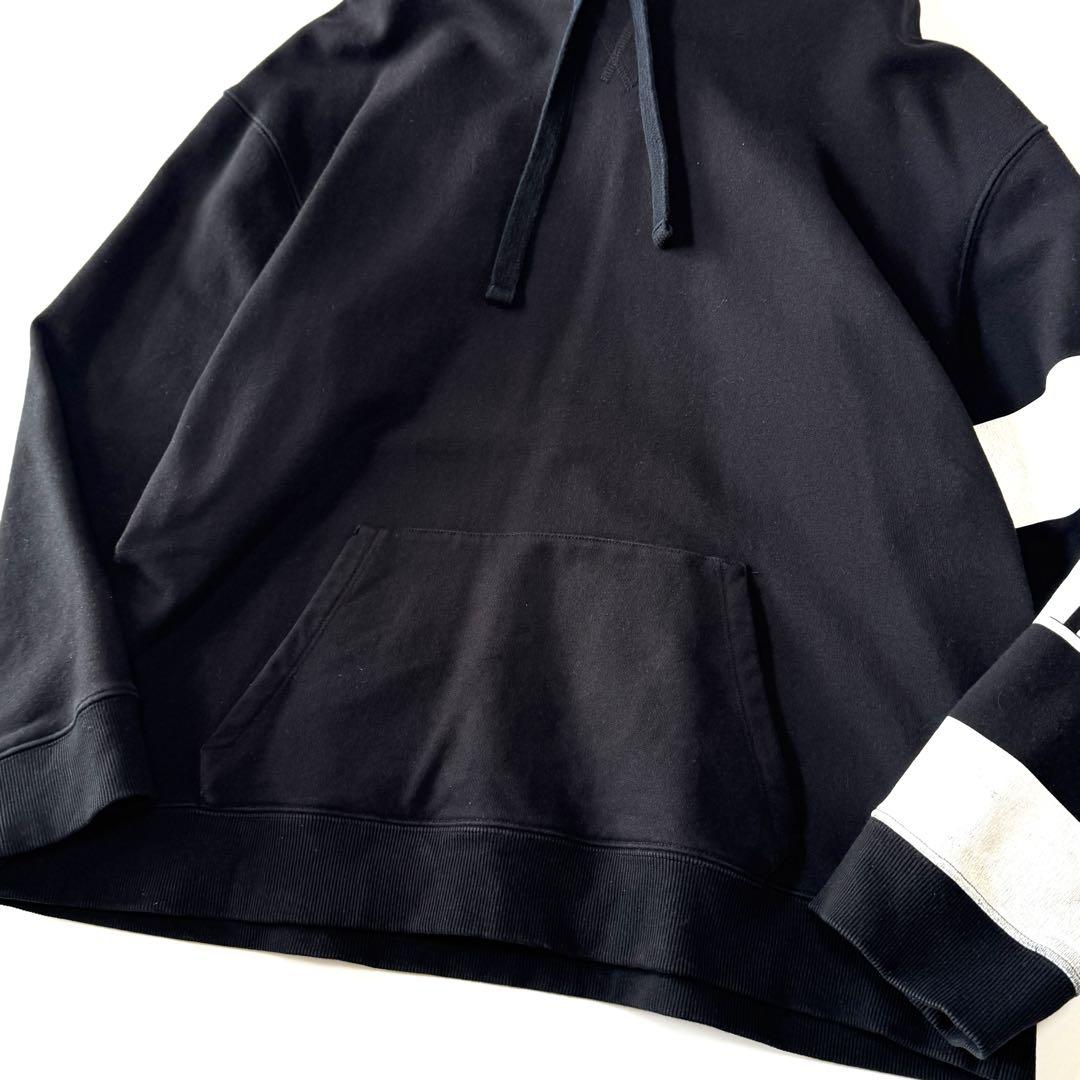 VALENTINO バレンティノ VLTN ボーダー プルオーバー パーカー