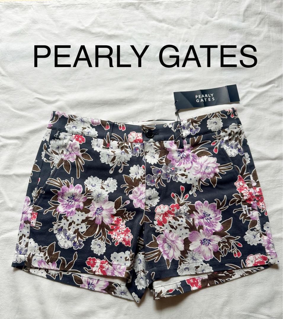 新品タグ付　PEARLY GATES パーリーゲイツ　花柄　ショートパンツ