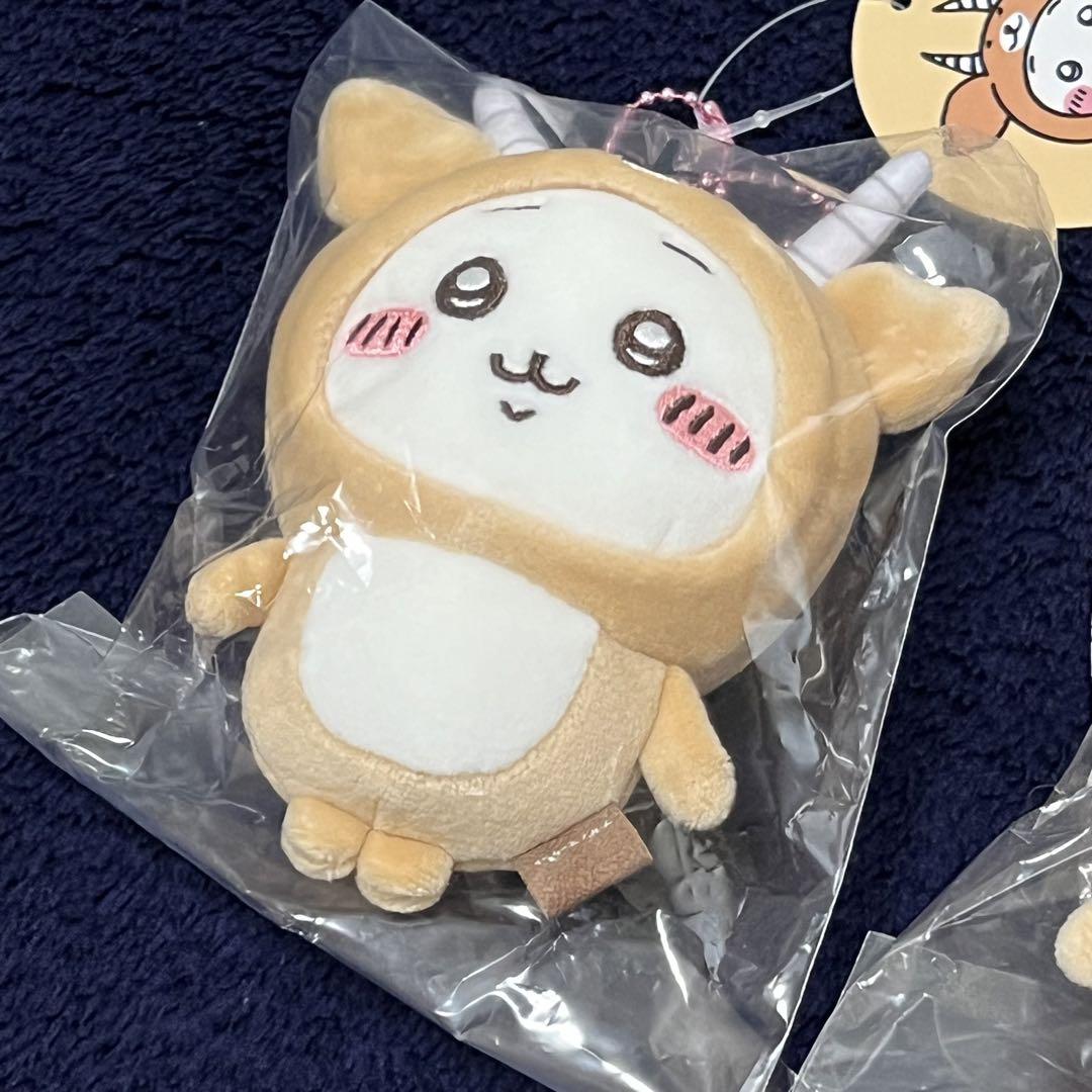 ナガノマーケット　早インパラを被った　ちいかわ　ハチワレ　マスコット　2個セット