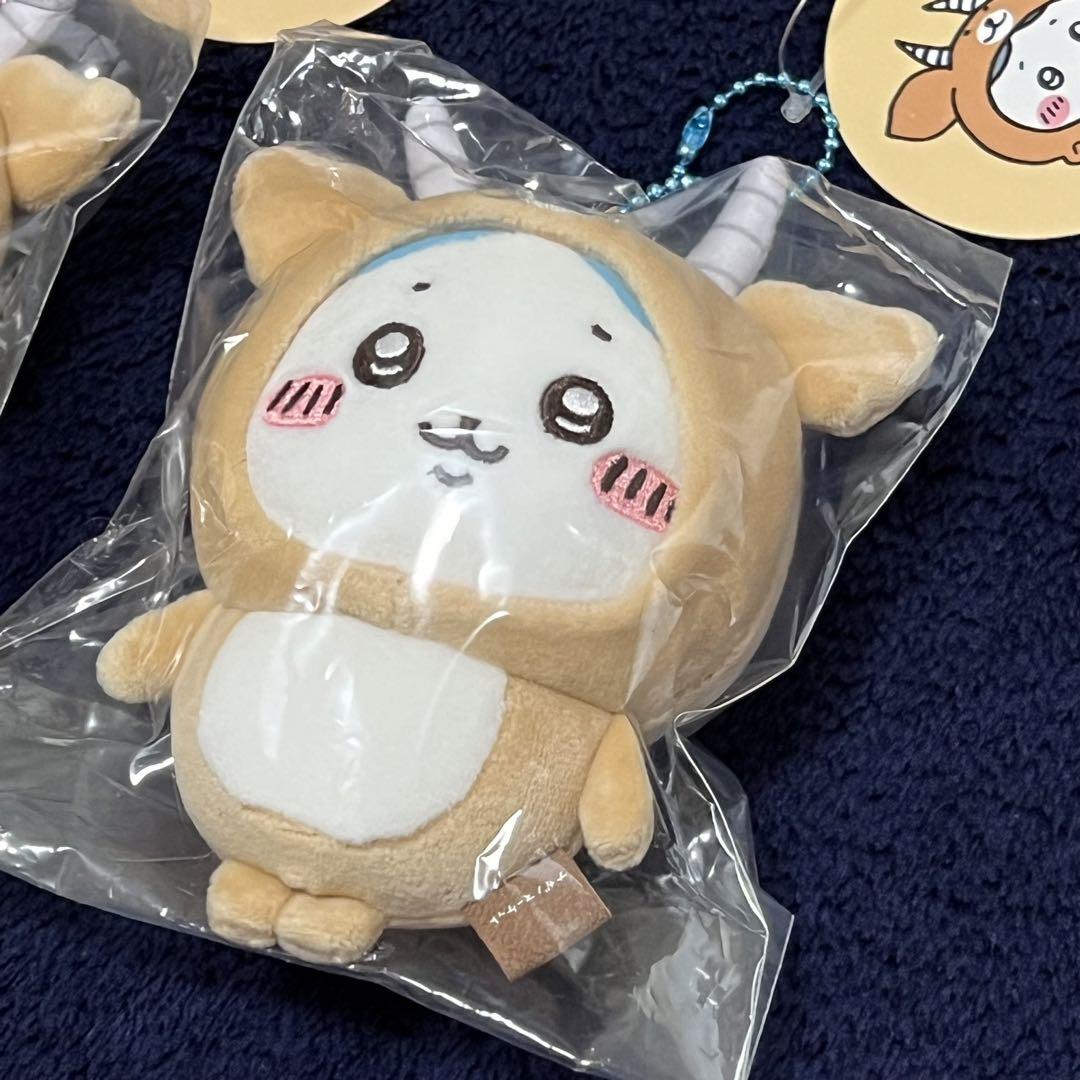 ナガノマーケット　早インパラを被った　ちいかわ　ハチワレ　マスコット　2個セット