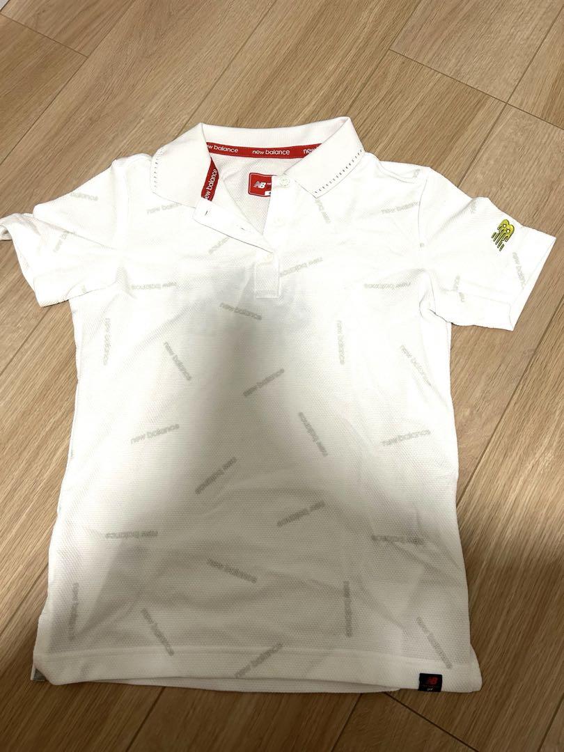 new balance ニューバランス　ホワイト ポロシャツ NEW BALANCE GOLF ニューバランス 半袖ポロシャツ ホワイト系
