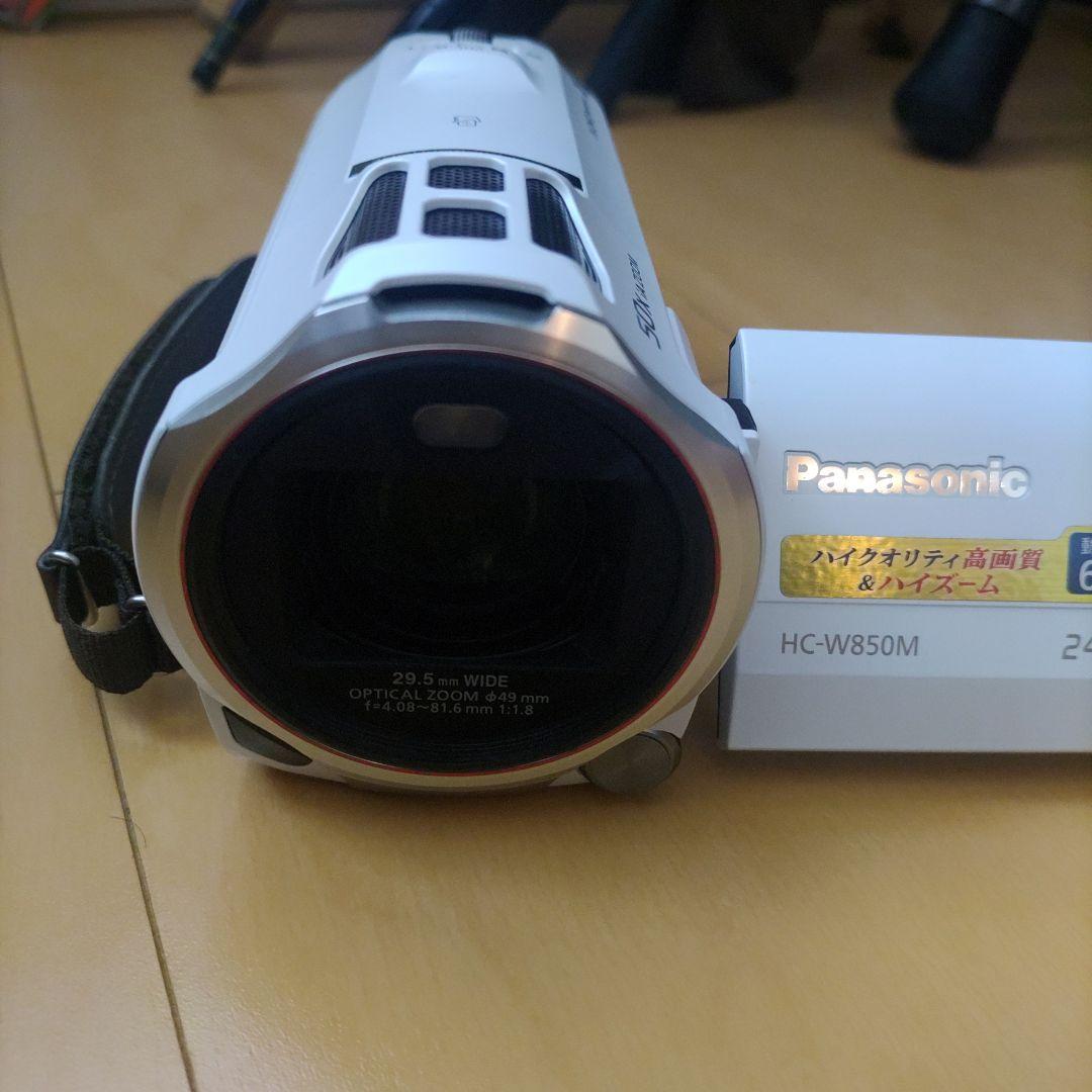Panasonic HC-W850M ホワイト 充電器セット 箱説無し ビデオカメラ Panasonic HC-W850M ホワイト 充電器セット 箱説無し ビデオカメラ