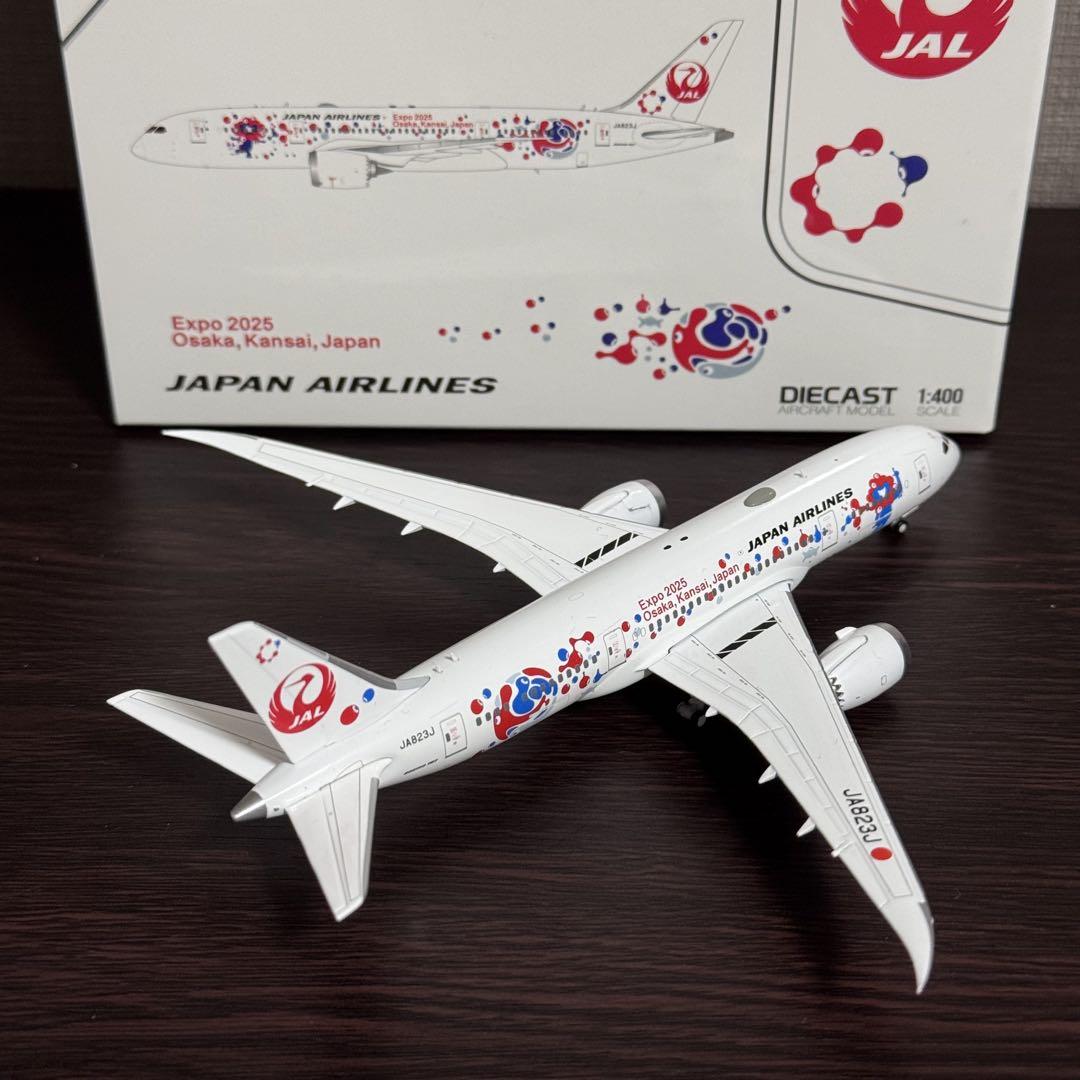 人気ショップ JCWings JAL B787-8 関西万博 JA823J 1/400 - メルカリ 航空機・ヘリコプター