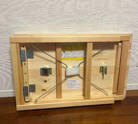 【無印良品】パイン材テーブル・折りたたみ