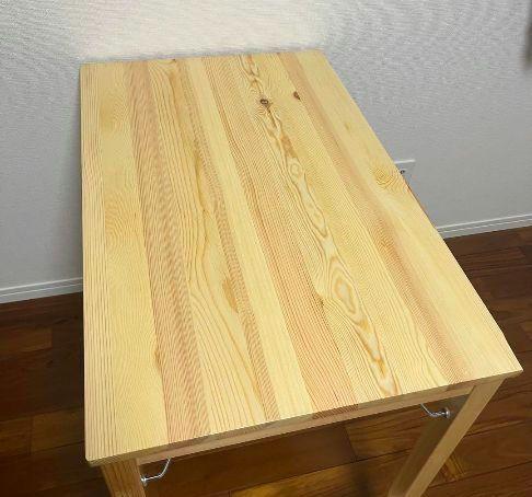 【無印良品】パイン材テーブル・折りたたみ