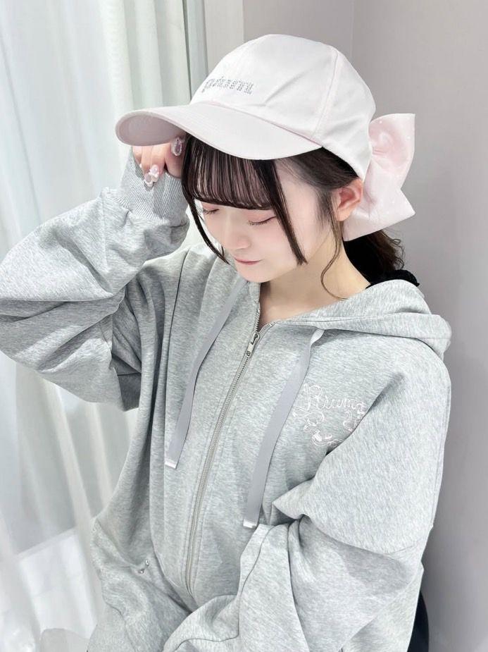 【新品未開封】pium ぴうむ バックリボンサテンキャップ
