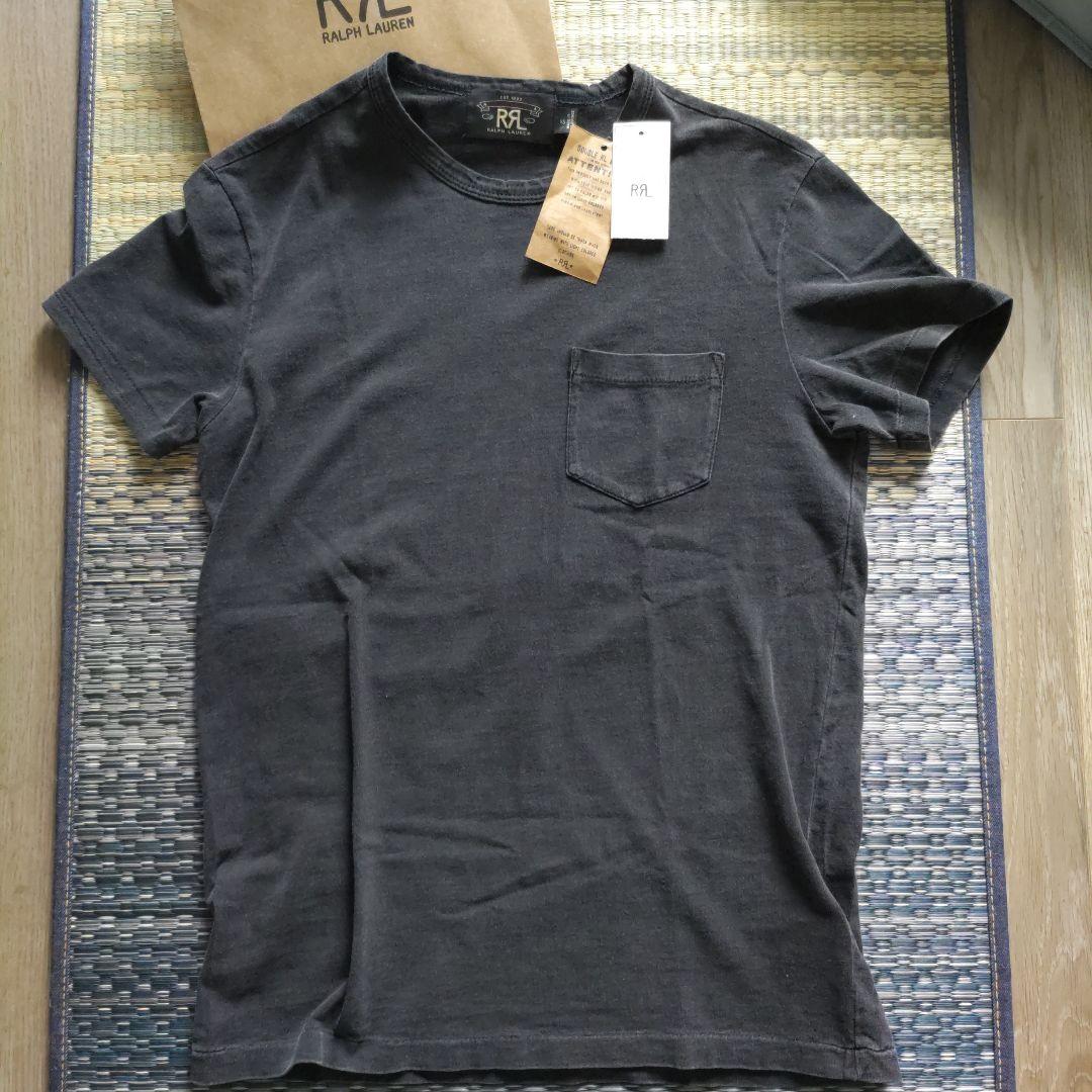 新品・タグ付き】RRL ダブルアールエル ブラック ポケット Tシャツ