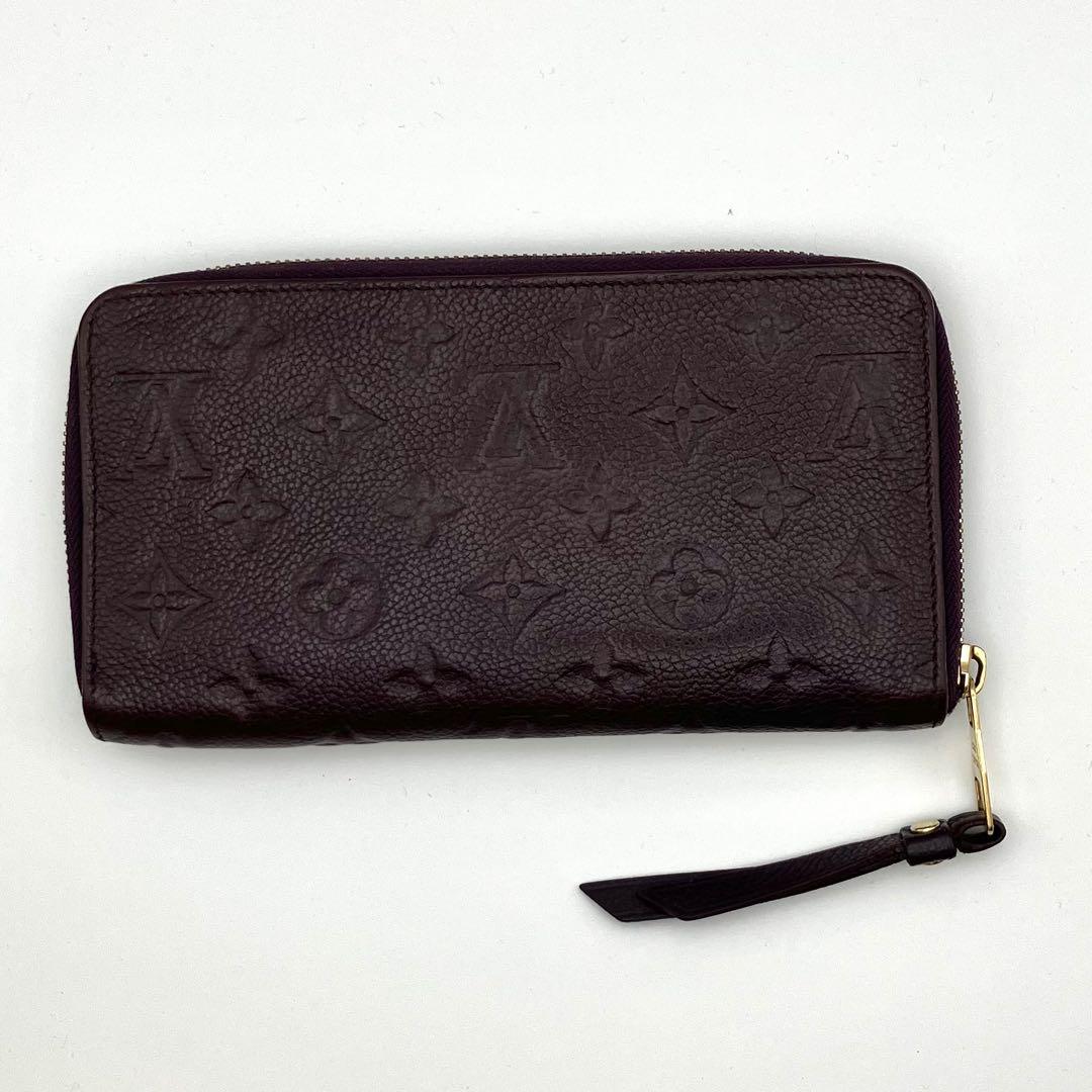 ルイヴィトン モノグラム アンプラント スクレットロン 長財布 紫 LOUIS VUITTON - 【極美品】ルイヴィトン モノグラム アン