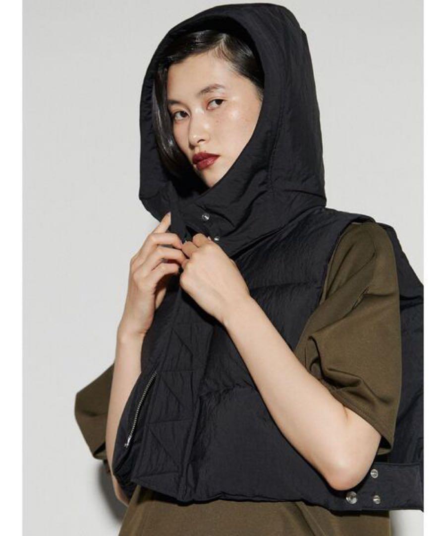 【新品同様】UN3D. DOWN SHORT VEST BLACK