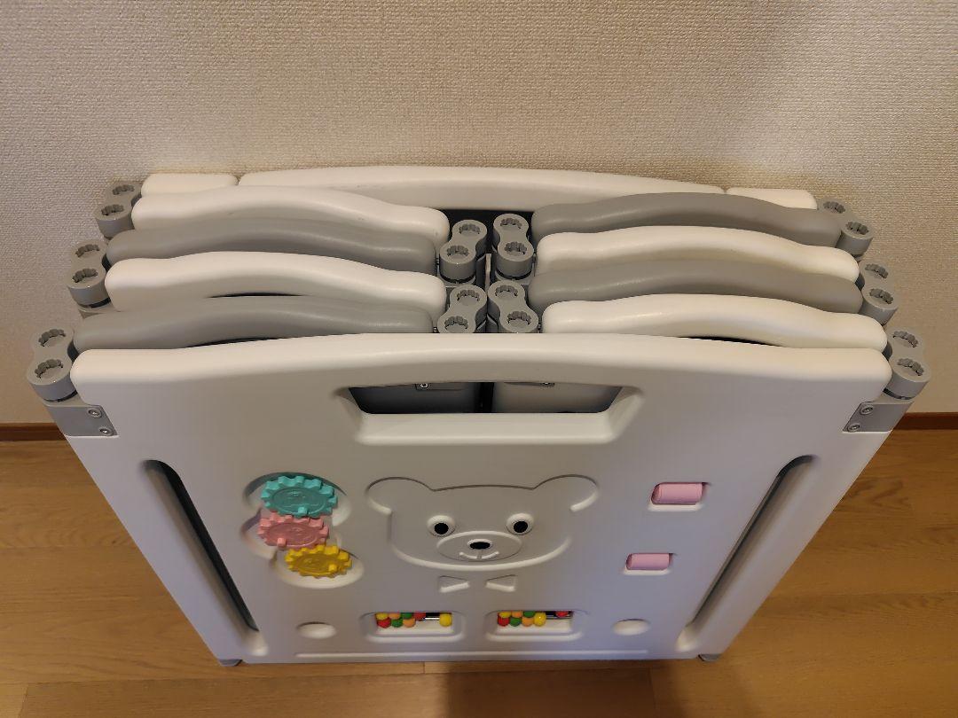 【Mana】アンジュスマイル 折りたためるベビーサークル 10枚セット