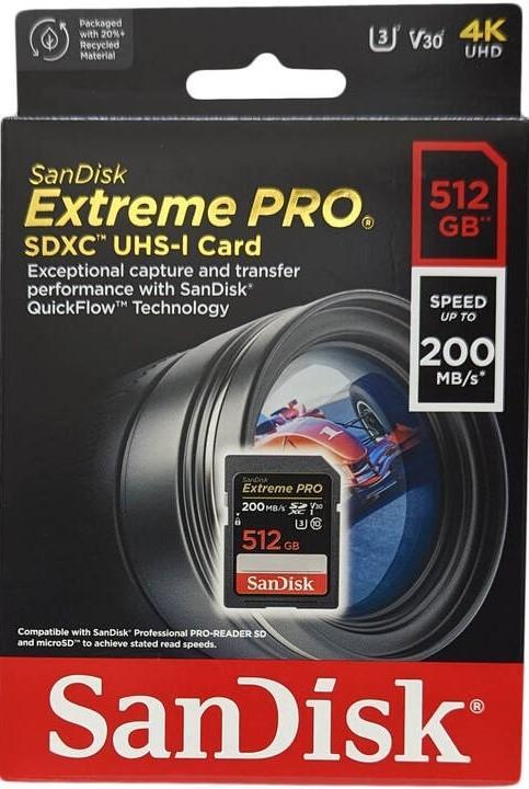 54.サンディスクExtremePRO SDカード512GB
