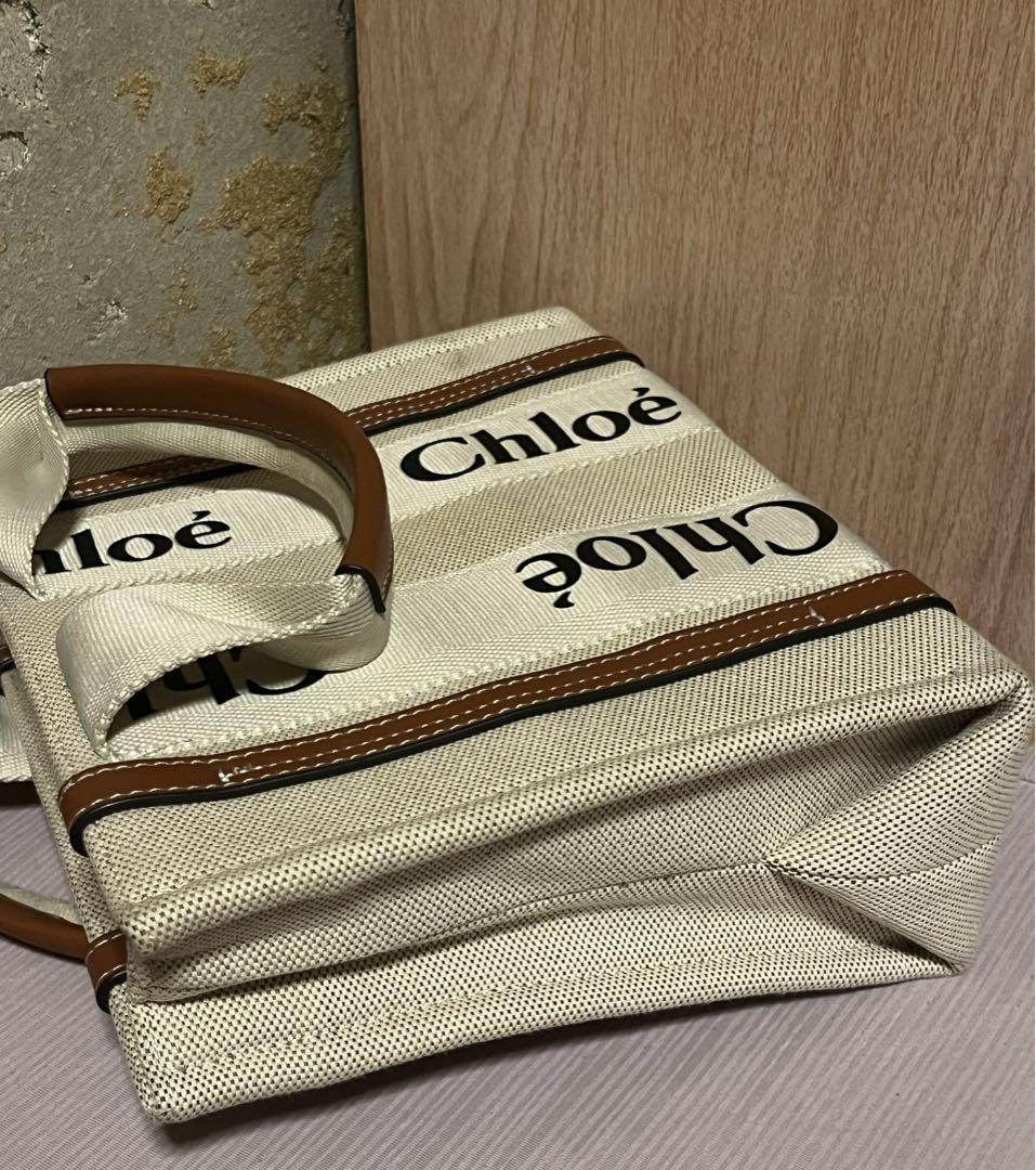 Chloe クロエ woody スモール トートバッグ