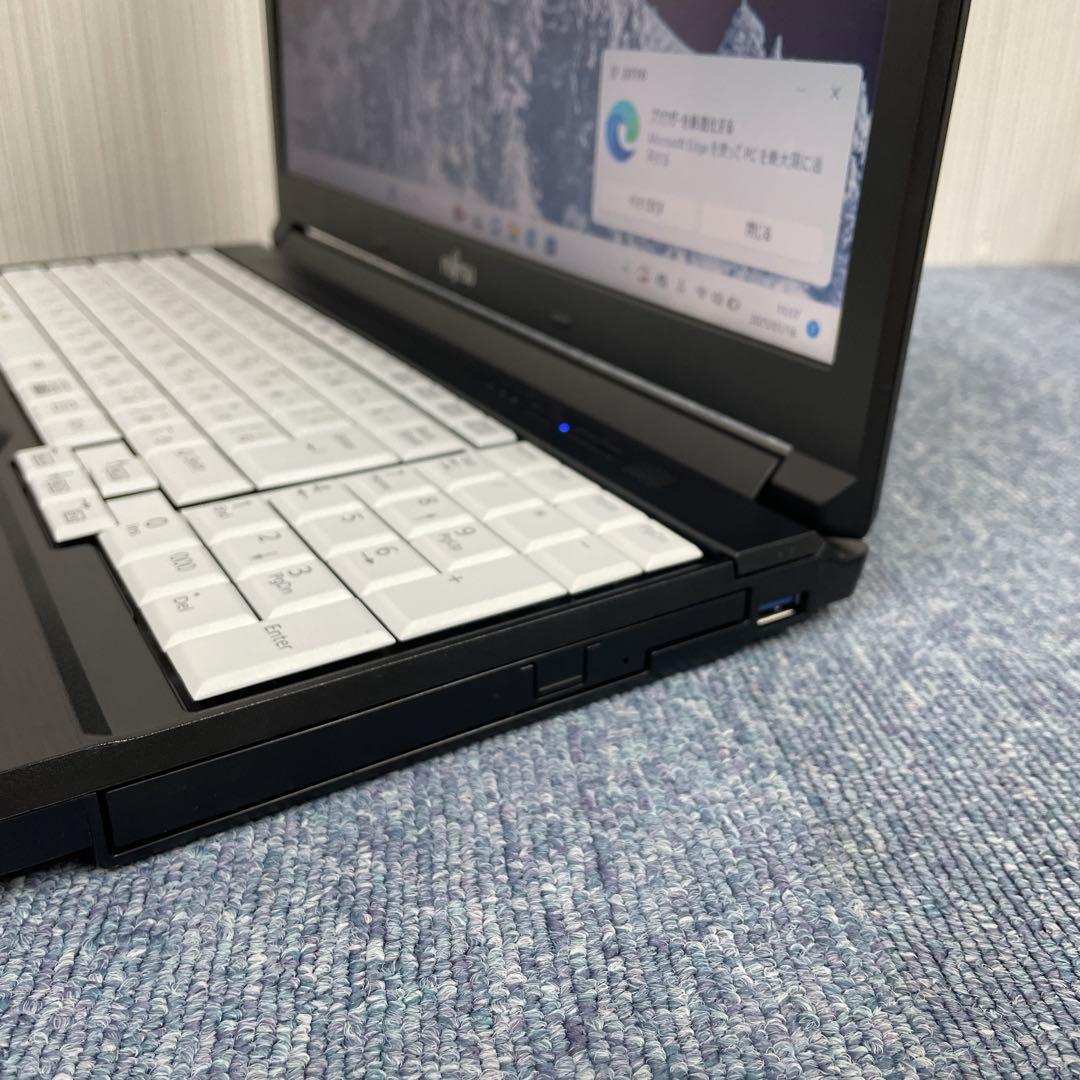 ノートパソコン　Windows11　オフィス付き　16GB　爆速SSD256GB