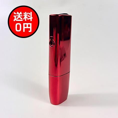 IQOS イルマワン ケース メタリック レッド キラキラ デコ