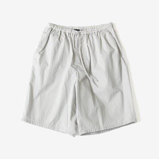 定番 ATON SHORTS WIDE EASY NYLON DYE NATURAL - ショートパンツ 日本製・高品質 ATON エイトン リモンタナイロン イージー ワイドショーツ 新品 ショートパンツ
