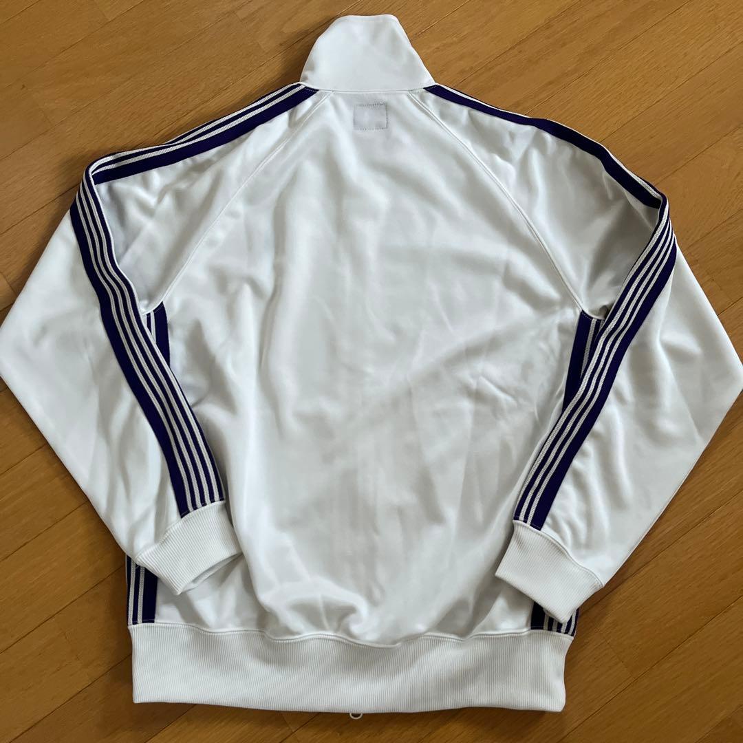 needles ニードルズ トラックジャケット 白 パープル S needles ニードルズ トラックジャケット 白 パープル S