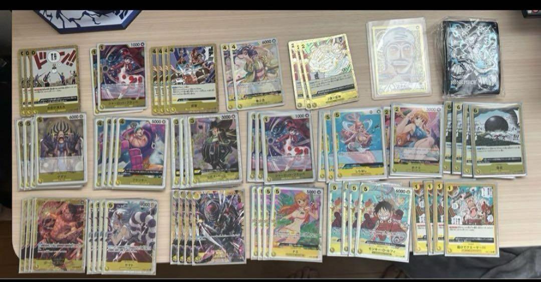 エネル構築済みデッキ　スリーブ付