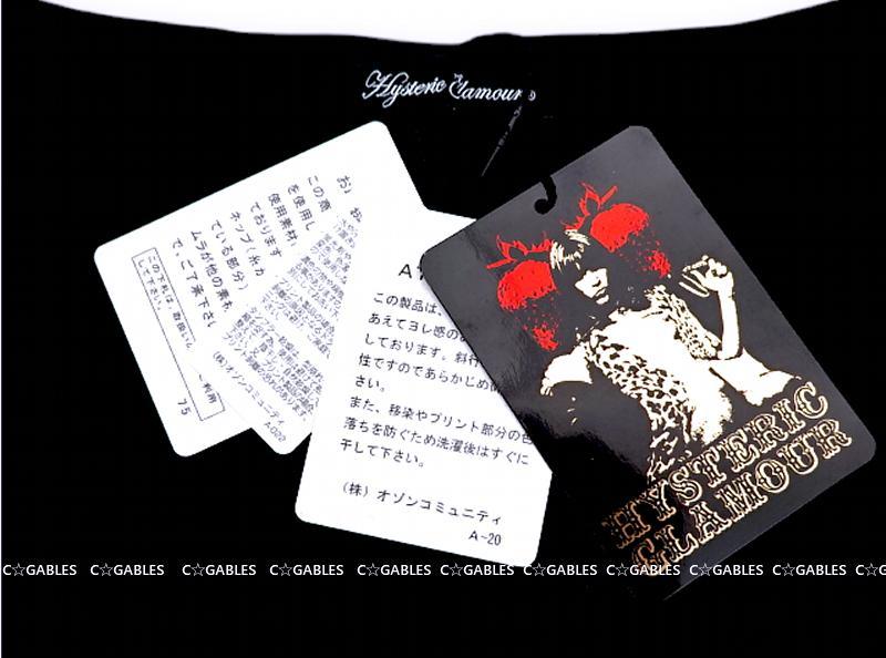 ☆新品☆ヒステリックグラマー 両面プリント スモーキングガール