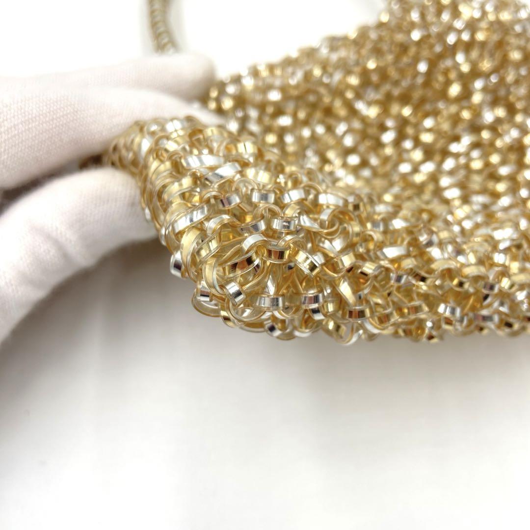 ♡美品♡ANTEPRIMA ミニハンドバッグ　ゴールドワイヤーバッグ 極美品✨ANTEPRIMA ミニハンドバッグ ゴールド ワイヤーバッグ